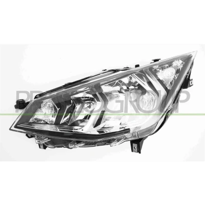 Imagem de PRASCO ST0394904 Farol Principal esquerda H7/H7 com luz de circulação diurna motor regulação do alcance dos faróis SEAT: IBIZA 5