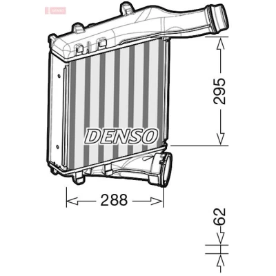 Imagem de Arrefecedor de ar admissão DENSO DIT28019