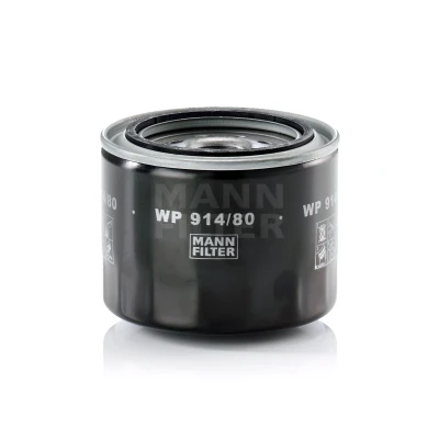 Imagem de MANN FILTER WP 914/80 Filtro de óleo M 24 X 1.5 com uma válvula retenção aparafusado TOYOTA: Corolla VII Carrinha, Compact