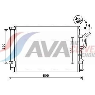 Imagem de Condensador, sistema de ar condicionado AVA COOLING HY5299D