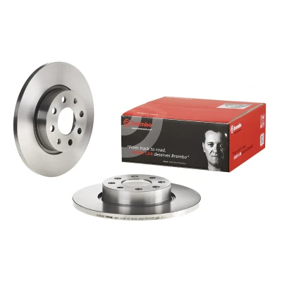 Imagem de BREMBO 08.5086.34 Disco de travão 257 12 4 cheio com parafusos OPEL: Corsa D Hatchback