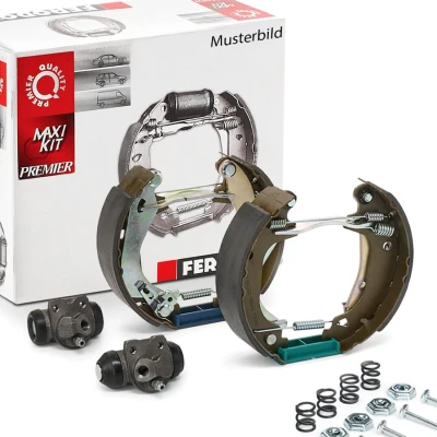 Imagem de FERODO MAXI KIT FMK438 Jogo de travões, travões tambor com cilindro travão roda PEUGEOT: 206 Hatchback, 306 Cabrio, SW