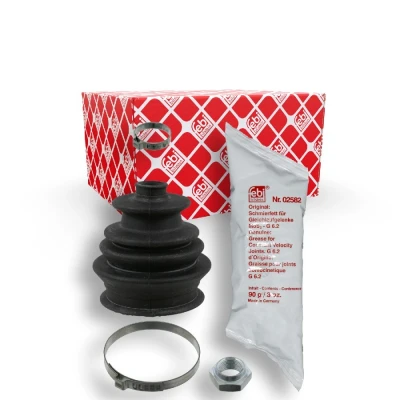 Imagem de FEBI BILSTEIN 08302 Fole de Transmissão Eixo dianteiro, do lado da roda Borracha VOLKSWAGEN: Polo II Hatchback, Coupe