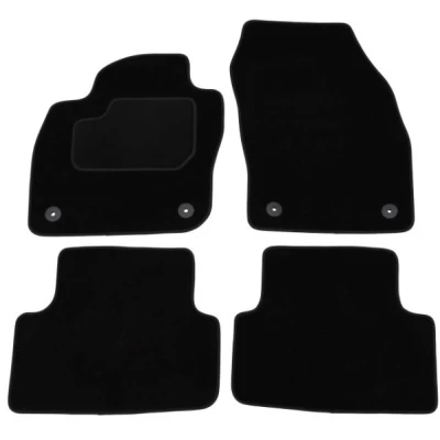 Imagem de MAMMOOTH A041 VW460 PRM 01 Conjunto de tapete chão Têxtil à frente e atrás 4 preto medida
