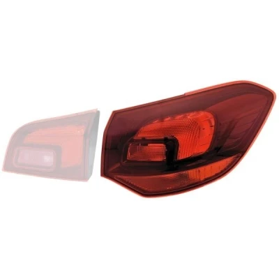 Imagem de HELLA 9EL 354 998 041 Farolim à direita parte exterior P21W, PY21W, W5W sem lâmpadas porta OPEL: Astra J Sports Tourer
