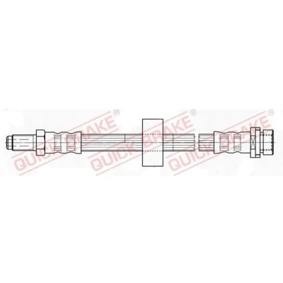 Imagem de QUICK BRAKE 32.112 Mangueira de Travão 280mm M10x1 com rosca interior, exterior FORD: MONDEO 3 Stufenheck