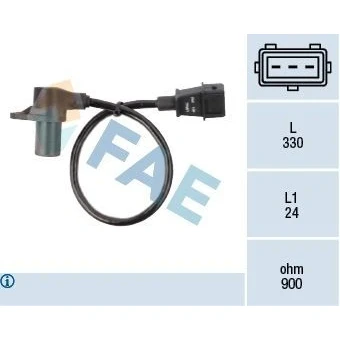 Imagem de FAE 79051 Gerador de Impulsos PEUGEOT: 309 II Hatchback, 405 I Sedan, KIA: Sportage I, HYUNDAI: S Coupé