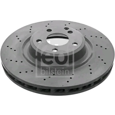 Imagem de FEBI BILSTEIN 44008 Disco de travão Eixo dianteiro 344 32 5 112 perfurado/ventilado revestido alto carbono MERCEDES BENZ: Classe E Sedan