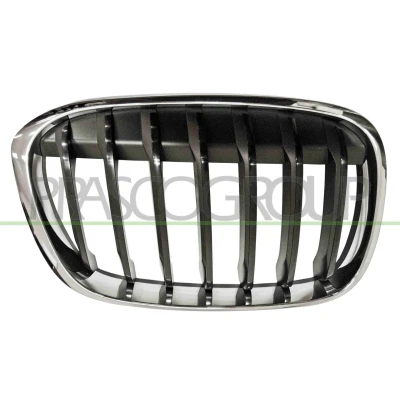 Imagem de PRASCO BM7062003 Grelha de Radiador à frente, lado direito crómio/negro BMW: X1