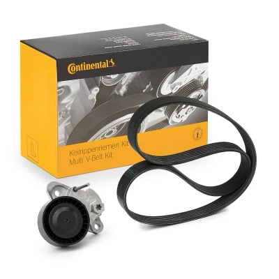 Imagem de CONTITECH 6PK1005K1 Jogo de correias trapezoidais estriadas SEAT: Leon III ST, IBIZA 5, ST Van / Carrinha, VOLKSWAGEN: Polo V Hatchback