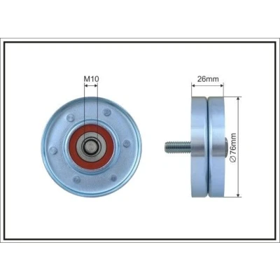 Imagem de CAFFARO 165 36 Polia de Desvio ALFA ROMEO: 147, RENAULT: LAGUNA 2