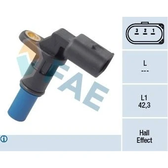 Imagem de FAE 79176 Sensor VOLKSWAGEN: Golf 4, Passat B5 GP Sedan, 5, AUDI: A3 Hatchback, A4 B6 Avant, B7 SEAT: Altea XL