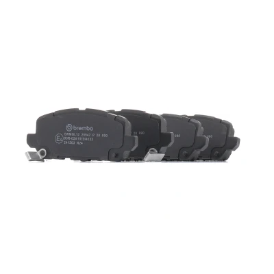 Imagem de BREMBO P 28 090 Jogo de pastilhas para travão disco com avisador sonoro desgaste parafusos pinça acessórios HONDA: HR V II