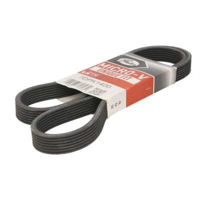 Imagem de GATES 7DPK1400 Correia trapezoidal estriada 1400 7 Poliéster, EPDM (borracha de etileno propileno dieno) FleetRunner Micro V