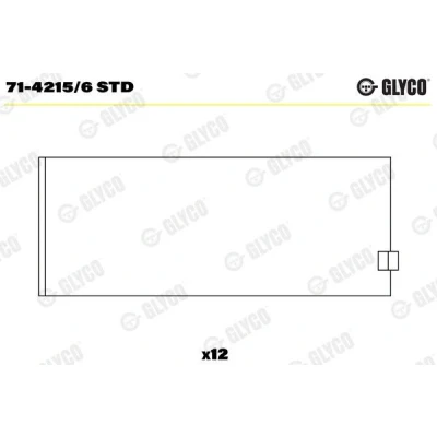 Imagem de GLYCO 71 4215/6 STD Capas de Biela