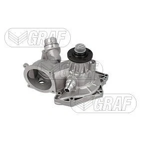 Imagem de GRAF PA856 Bomba de água com junta mecânico Chapa aço para accionamento da correia trapezoidal estriada BMW: 5 Sedan, Touring, 7