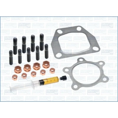 Imagem de AJUSA JTC11789 Kit de montagem, turbocompressor with studs, syringe oil com juntas instruções montagem