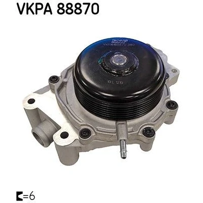 Imagem de SKF VKPA 88870 Bomba de água comutável MERCEDES BENZ: Classe C T modell, E Sedan, modell