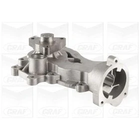 Imagem de GRAF PA1124 Bomba de água com junta mecânico Chapa aço para accionamento da correia trapezoidal estriada OPEL: Corsa D Hatchback
