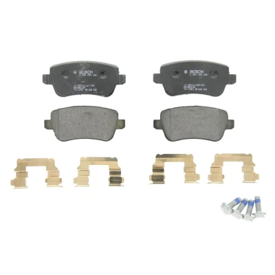 Imagem de BOSCH 0 986 494 126 Jogo de pastilhas para travão disco Baixo teor metálico com parafusos mola, acessórios FIAT: Croma II Carrinha