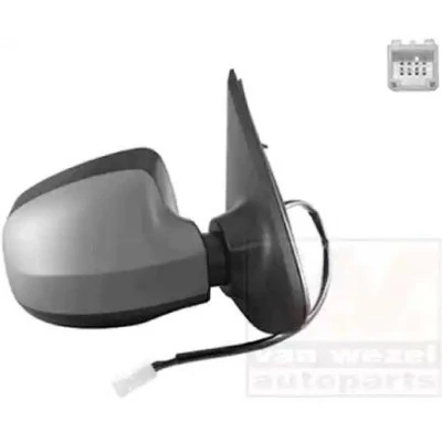 Imagem de Espelho retrovisor Van Wezel 1507808 à direita com subcapa completo, convexo, para regulação eléctrica dos espelhos, aquecível, sensor de