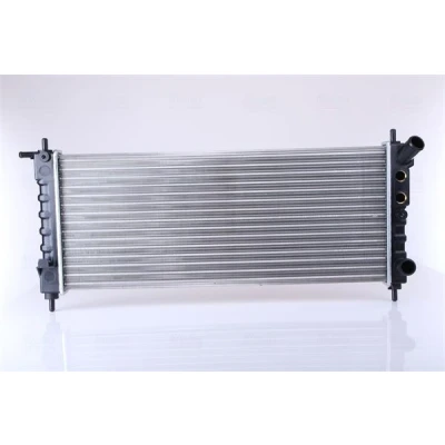 Imagem de NISSENS 63297 Radiador, arrefecimento do motor Alumínio 680 285 23 Aletas de refrigeração unidas mecanicamente OPEL: Corsa B Hatchback