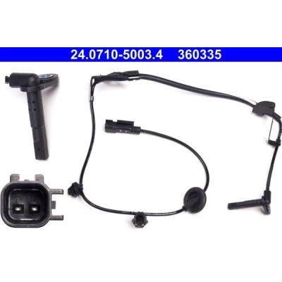 Imagem de ATE 24.0710 5003.4 Sensor de ABS 984 MITSUBISHI: Lancer 8 Limousine, 8, PAJERO 4