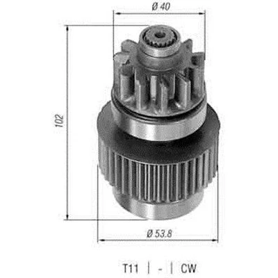 Imagem de MAGNETI MARELLI 940113020300 Pinhão, motor de arranque