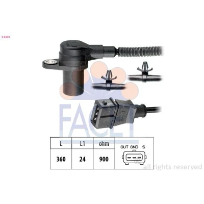 Imagem de FACET 9.0772 Gerador de Impulsos AUDI: A4 B8 Avant, A5 Cabrio, SEAT: Ibiza 4 Sportcoupe