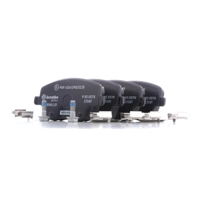 Imagem de BREMBO P 85 057X Jogo de pastilhas para travão disco excl. contacto aviso desgaste com parafusos pinça acessórios
