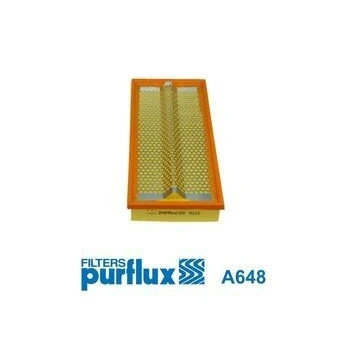 Imagem de PURFLUX A648 Filtro de ar 61 171 380 Cartucho filtrante MERCEDES BENZ: 190, W124 Sedan, Carrinha, SSANGYONG: Musso SUV, Korando II SUV