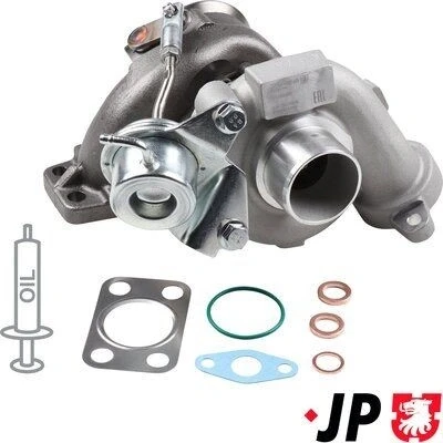 Imagem de JP GROUP 1517400400 Turbocompressor accionado pelos gases de escape incl. Kit juntas FORD: Focus 2, 2 Kombi, FIESTA 6