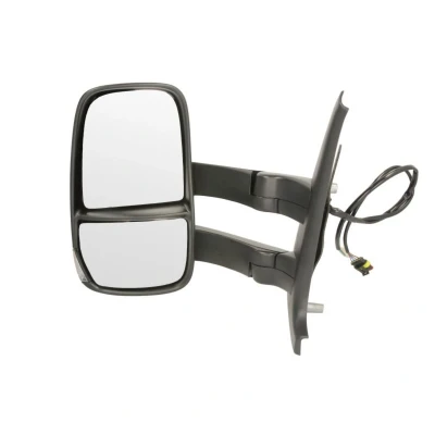 Imagem de espelho retrovisor Alkar 9229249 esquerda elétrico aquecível, com sensor de temeperatura, grande angular, braço do comprido, conve