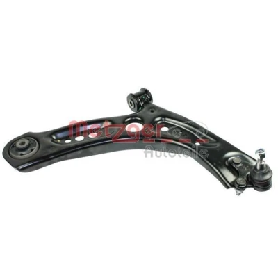 Imagem de METZGER 58082802 Braço de suspensão KIT + com articulação suspensão/guia, apoio borracha Eixo dianteiro, lado direito transversal