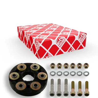 Imagem de FEBI BILSTEIN 03643 Acoplamento do Cardan 100 à frente 140 ProKit com parafusos, arruelas planas porcas MERCEDES BENZ: Classe E T modell