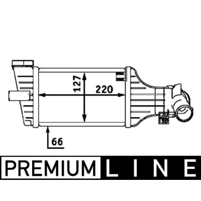 Imagem de MAHLE ORIGINAL CI 71 000P Intercooler