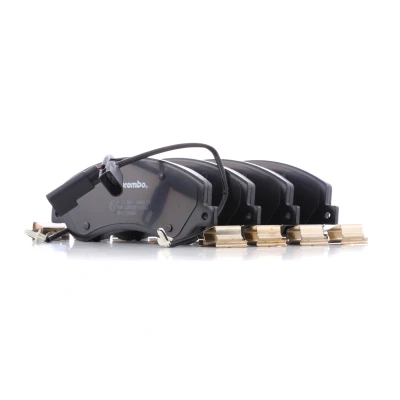 Imagem de BREMBO P 24 064 Jogo de pastilhas para travão disco incl. contacto aviso desgaste com parafusos pinça acessórios