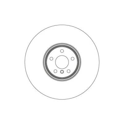 Imagem de TRW Disco de travão BMW: 5 Touring, 6 Gran Turismo, X7 374mm 36mm 112mm ventilado pintado alto carbono DF6638S Discos