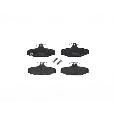 Imagem de BREMBO P 15 004 Jogo de pastilhas para travão disco com avisador sonoro desgaste parafusos pinça sem acessórios