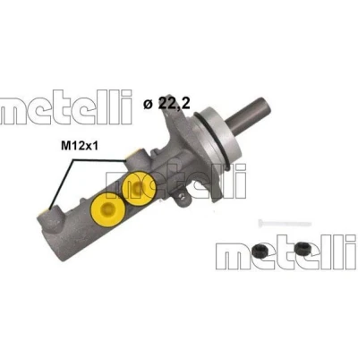 Imagem de METELLI 05 1253 Bomba Central Dos Travões 22,20 Alumínio