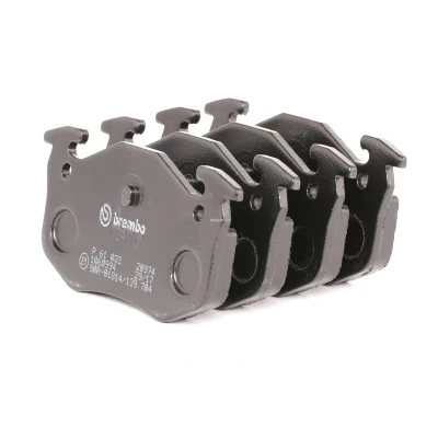Imagem de BREMBO P 61 032 Jogo de pastilhas para travão disco preparado indicador aviso desgaste sem acessórios PEUGEOT: 306 Hatchback endado,