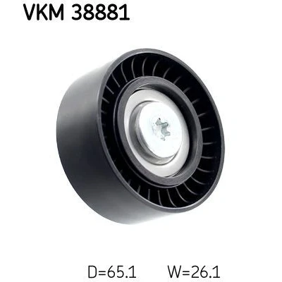 Imagem de SKF VKM 38881 Polia de Desvio BMW: 2 Coupe