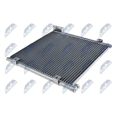 Imagem de NTY CCS HD 002 Condensador sem secador Alumínio 378mm HONDA: HR V I, CR 1, CIVIC 6 Fastback