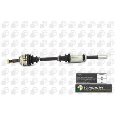 Imagem de BGA DS7303RA Veio de transmissão Eixo dianteiro, lado direito 750, 750mm RENAULT: Scénic 1, MEGANE 1 Coach,