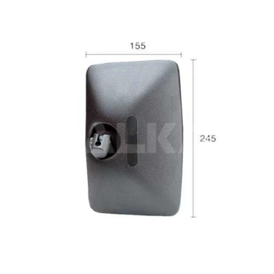 Imagem de Espelho retrovisor Alkar 9203959 esquerda, à direita manual convexo