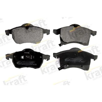 Imagem de KRAFT 6001660 Jogo de pastilhas para travão disco Eixo dianteiro incl. contacto aviso desgaste OPEL: Zafira A, Astra G CC, Caravan