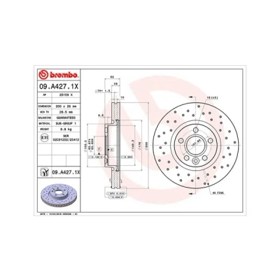 Imagem de MAGNETI MARELLI 360406087602 Disco de travão 300, 300 28 5 63,6 perfurado/ventilado VOLVO: V60 I, S60 II, V70 3, FORD: S Max Mk1, MONDEO 4 Turnier