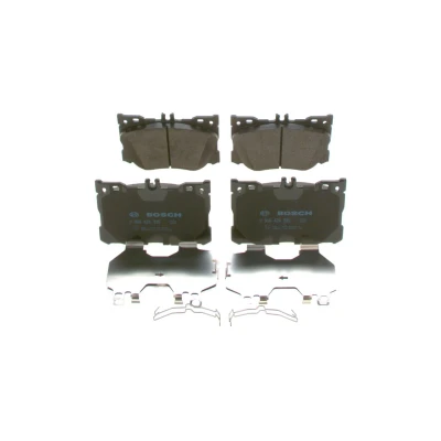 Imagem de Conjunto de pastilhas travão, travão disco BOSCH 0 986 424 335, Frente