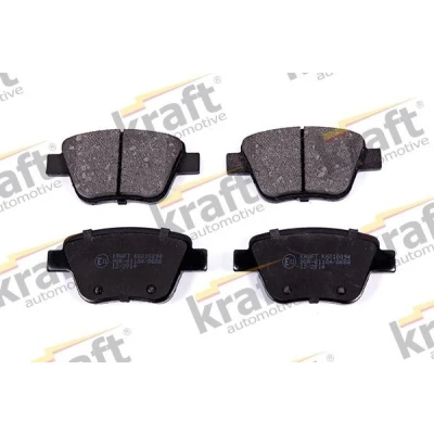 Imagem de KRAFT 6010094 Jogo de pastilhas para travão disco Eixo traseiro VOLKSWAGEN: GOLF 6, Scirocco III, Caddy 3, SEAT: Leon II Hatchback