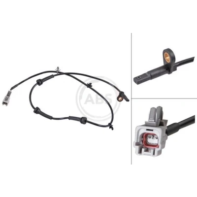 Imagem de A.B.S. 31782 Sensor de ABS activo 970mm 1060mm 39mm cinzento